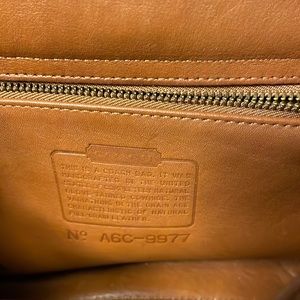 Authentic Vintage Coach handbag/shoulder bag/cross body. Matching wallet also.